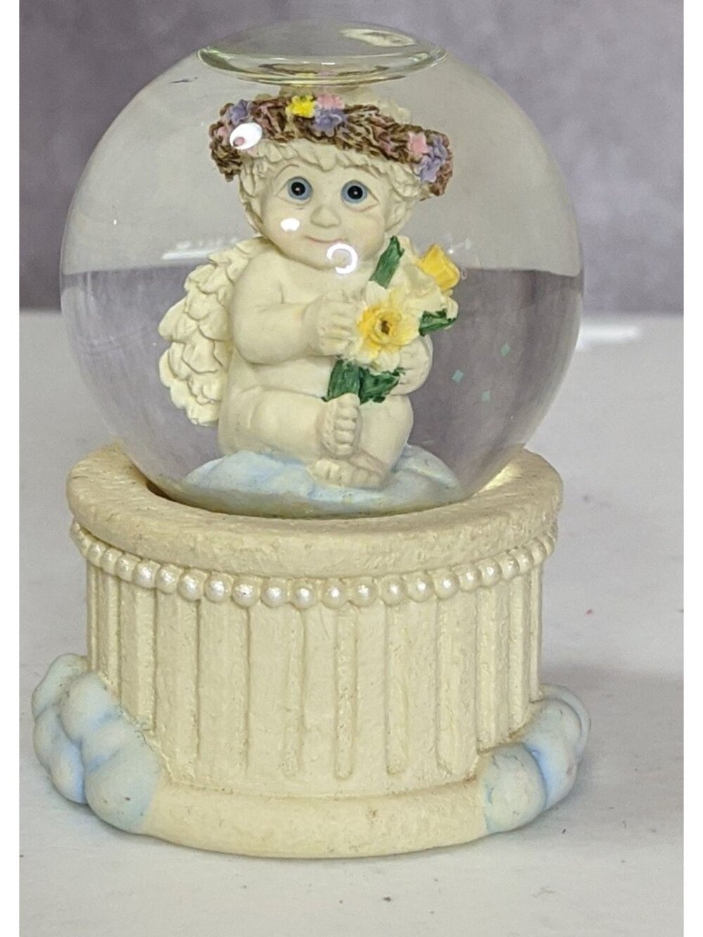 Vintage 90s Dreamsicles Cherub Snow Globe By Westland Giftware
